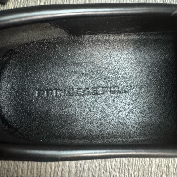 Princess Polly Chunky Platform Penny Lane Loafers Size 9 Slip On Black - Picture 7 of 10